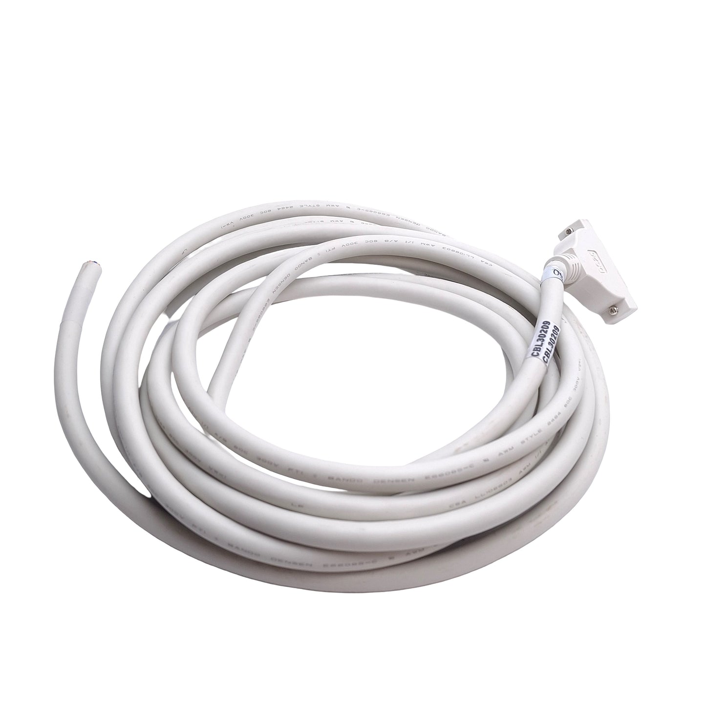 Used SMC AXT100-DS25 D-Sub Connector Cable Assembly DB25F to Flying Leads, 5m Length