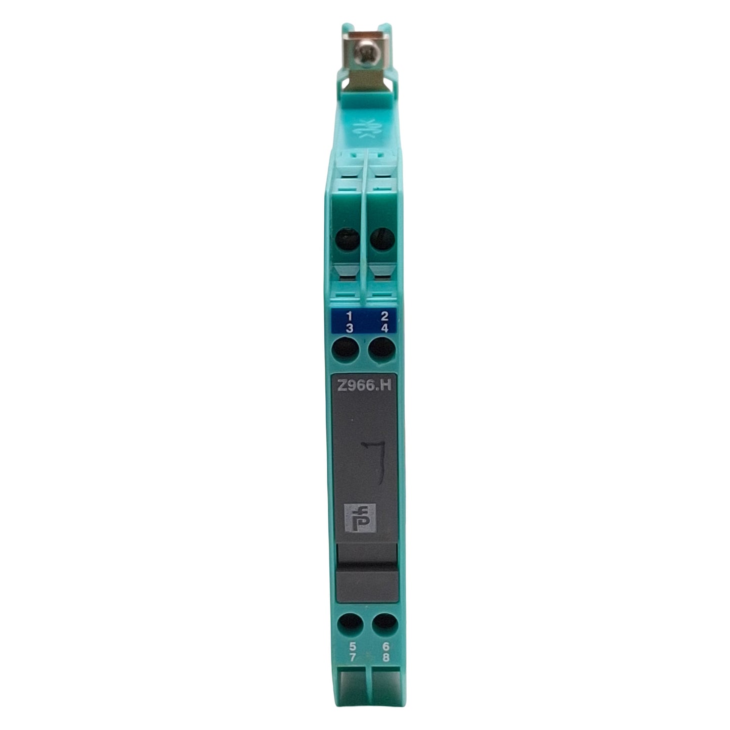 Used Pepperl + Fuchs 71996 Z966.H Safe Snap Zener Barrier, 2-Ch 10V @ 10µA AC Version
