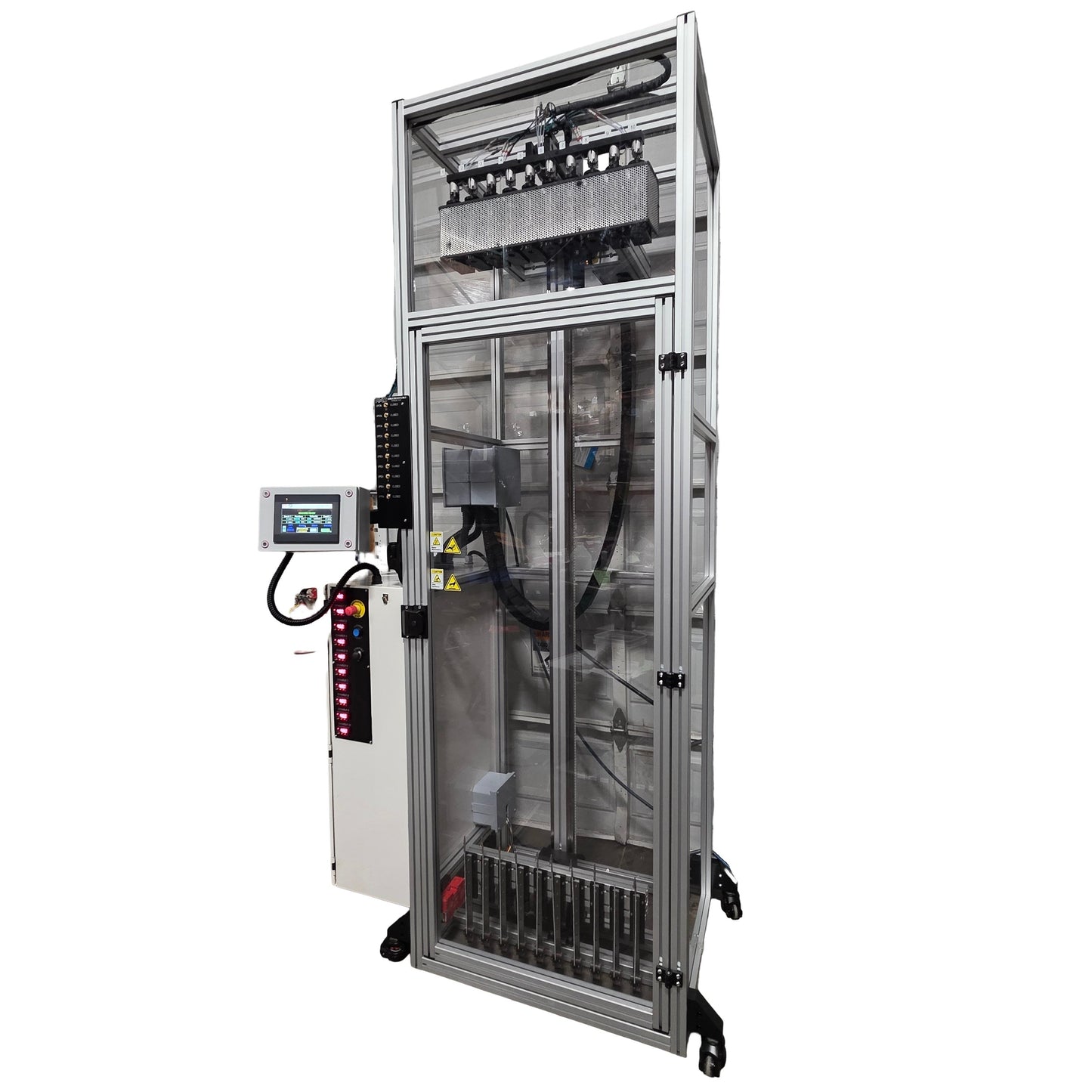 Used R&D Engineering CATH-TECH Automated Catheter Reflow Laminator 10 Chamber 80"