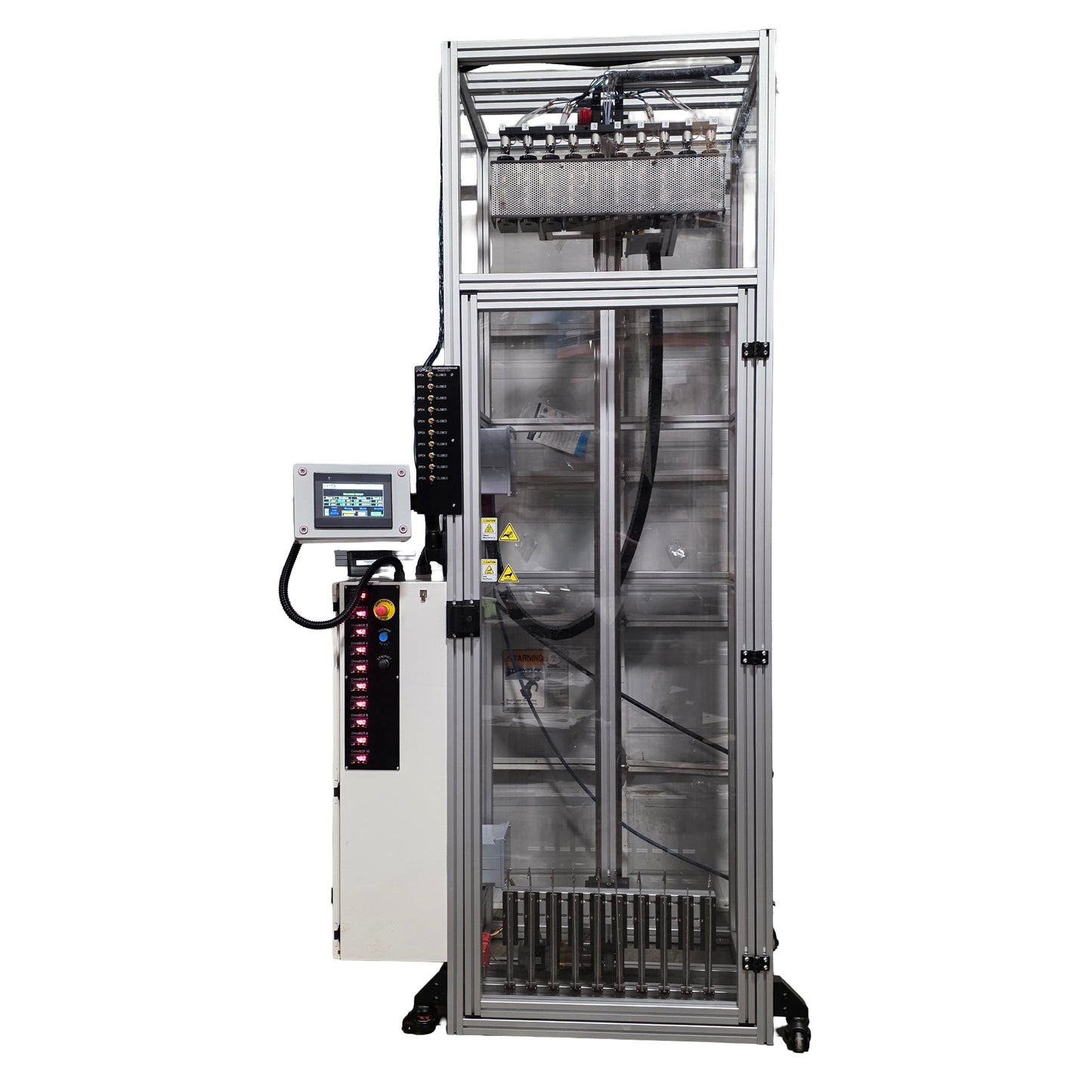 Used R&D Engineering CATH-TECH Automated Catheter Reflow Laminator 10 Chamber 80"