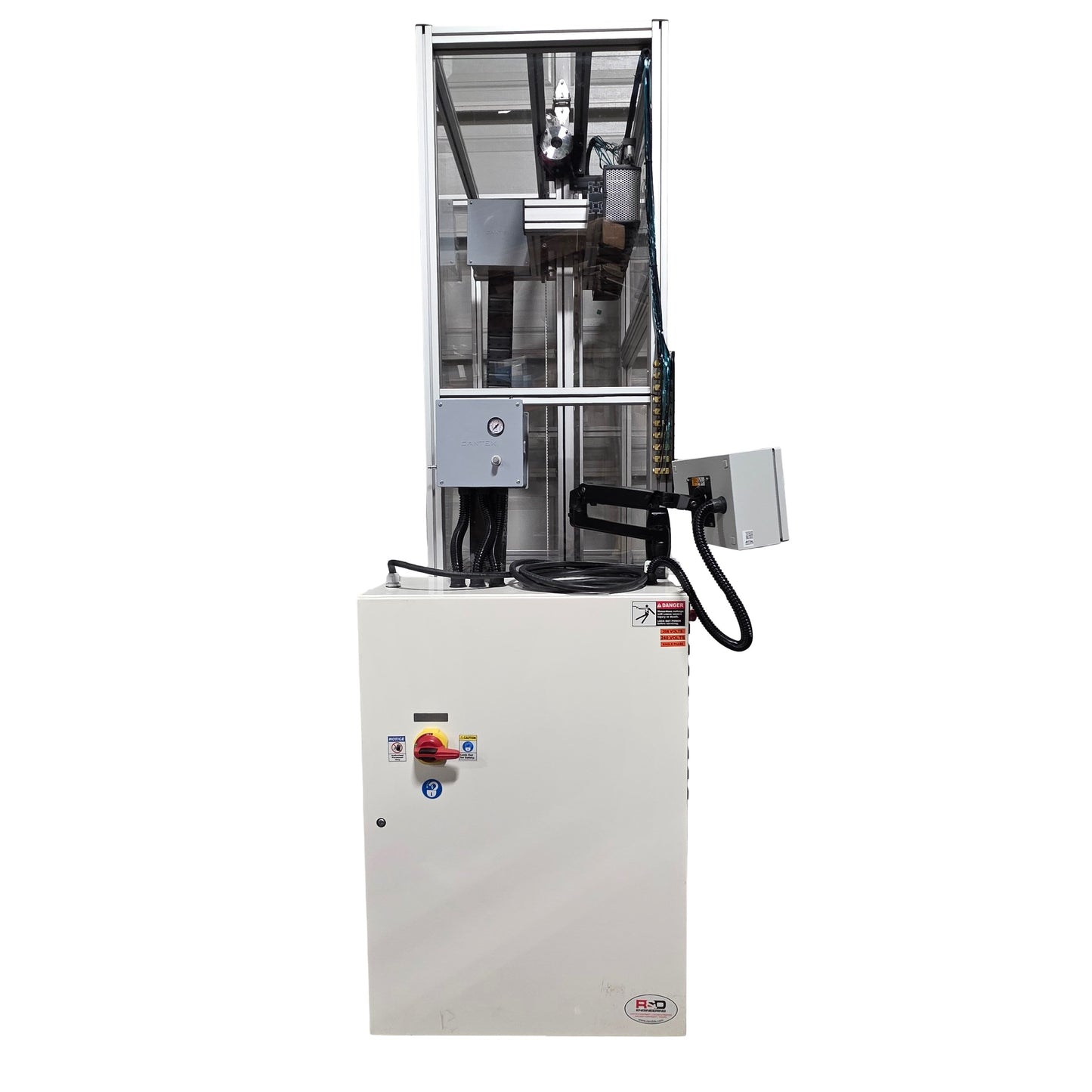 Used R&D Engineering CATH-TECH Automated Catheter Reflow Laminator 10 Chamber 80"