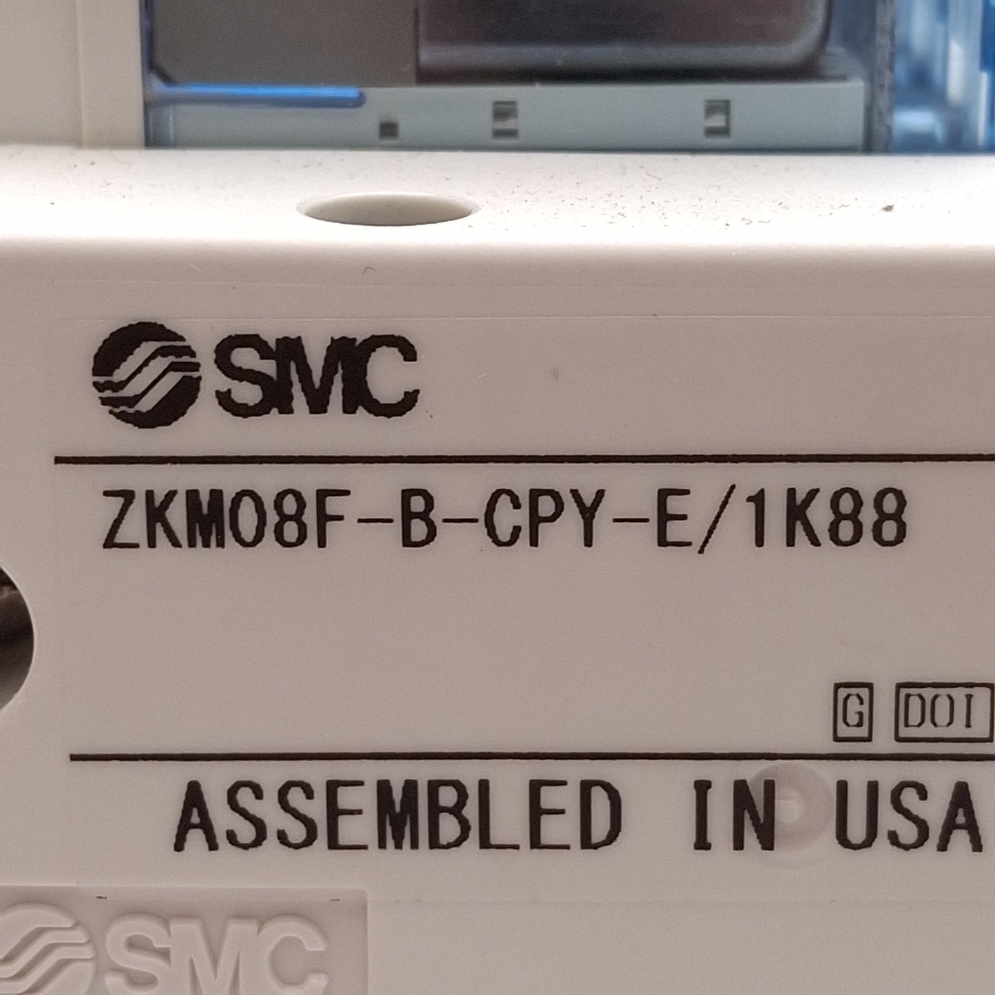 New – Open box SMC ZKM08F-B-CPY-E/1K88 Vacuum Ejector Manifold, 8-Station, 0 to -101kPa, DB25