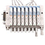 New – Open box SMC ZKM08F-B-CPY-E/1K88 Vacuum Ejector Manifold, 8-Station, 0 to -101kPa, DB25