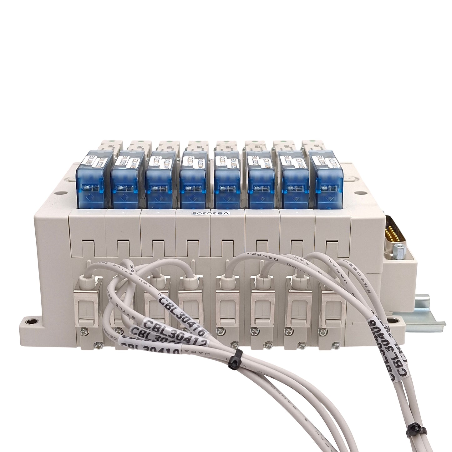 New – Open box SMC ZKM08F-B-CPY-E/1K88 Vacuum Ejector Manifold, 8-Station, 0 to -101kPa, DB25