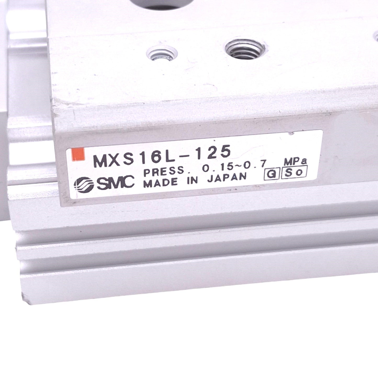 Used SMC MXS16L-125 Pneumatic Slide Table, 16mm Bore, 125mm Stroke, M5, 0.7MPa