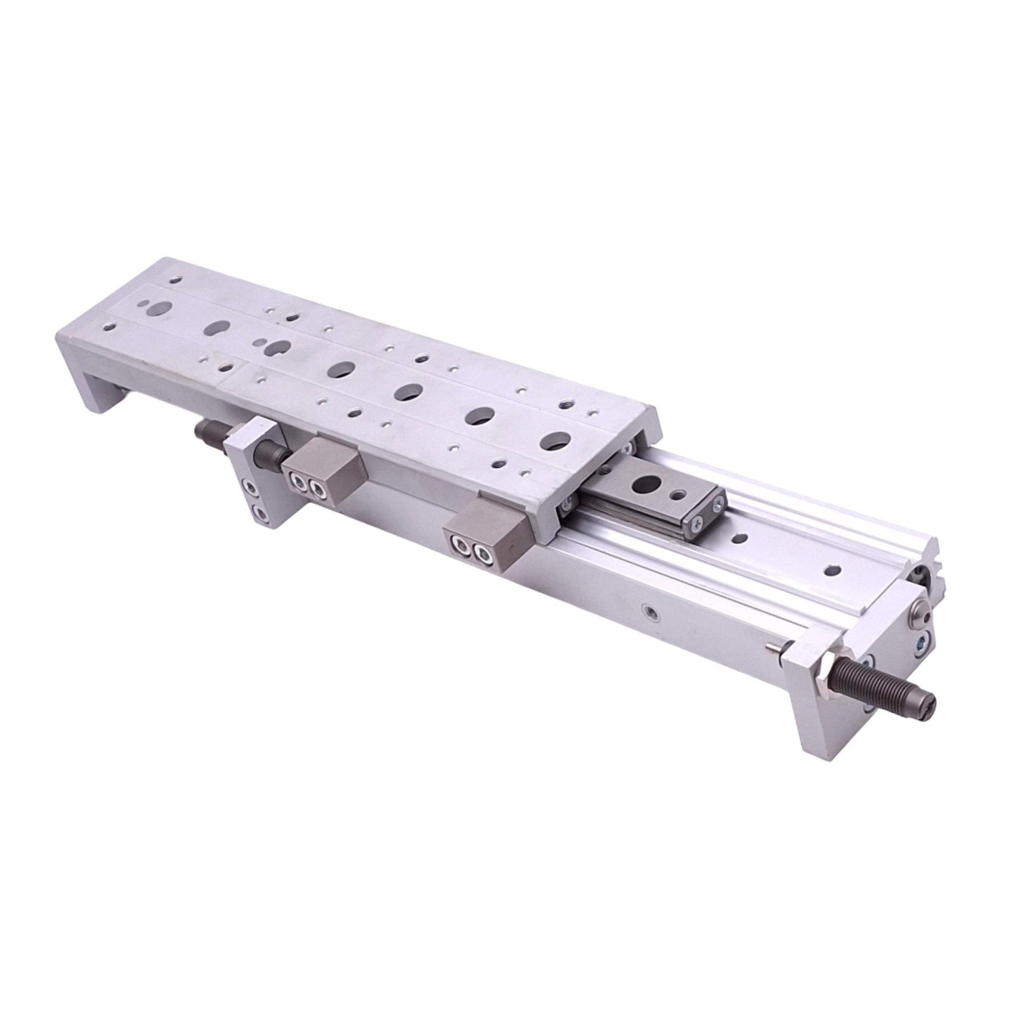 Used SMC MXS16L-125 Pneumatic Slide Table, 16mm Bore, 125mm Stroke, M5, 0.7MPa