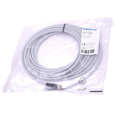New Festo SIM-M8-3GD-5-PU Sensor Cable, M8 3-Pin Female, 60V 4A Max, 5 Meter