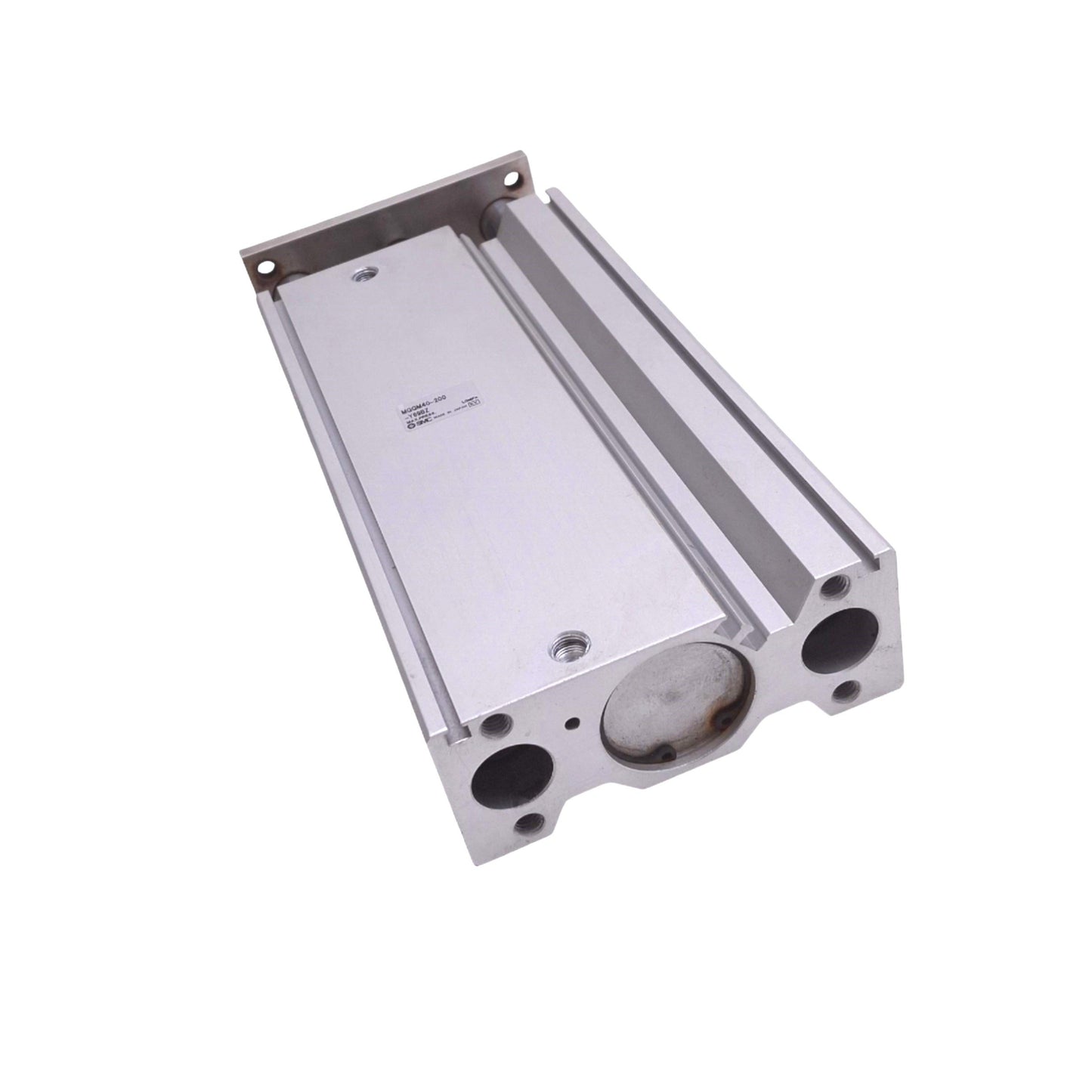Used SMC MGQM40-200-Y69BZ Compact Guided Cylinder, 40mm Bore, 200mm Stroke, 1.0MPa