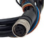 Used Omron STI 60568-0030 Light Curtain Cable, M12 5-Pin Female to Flying Leads, 4ft