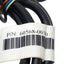 Used Omron STI 60568-0030 Light Curtain Cable, M12 5-Pin Female to Flying Leads, 4ft