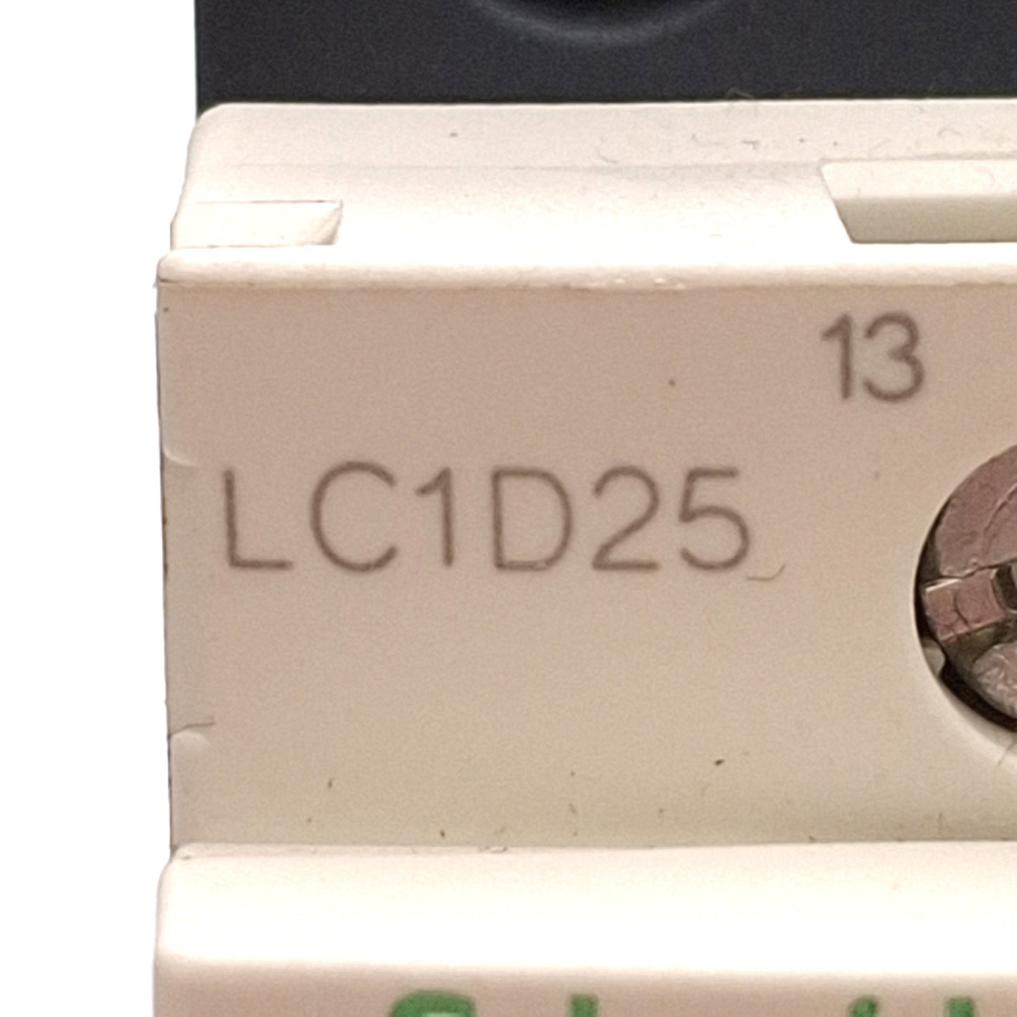 Used Schneider Electric LC1D25F7 Contactor, 3-Pole, 25A, 11kW @ 400VAC, 110VAC Coil