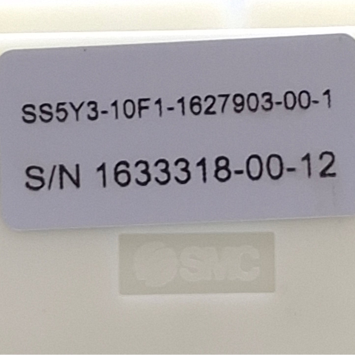 Used SMC SS5Y3-10F1-12B-N1 Manifold Base 12-Station, ø1/8" One-Touch, 25-Pin D-Sub