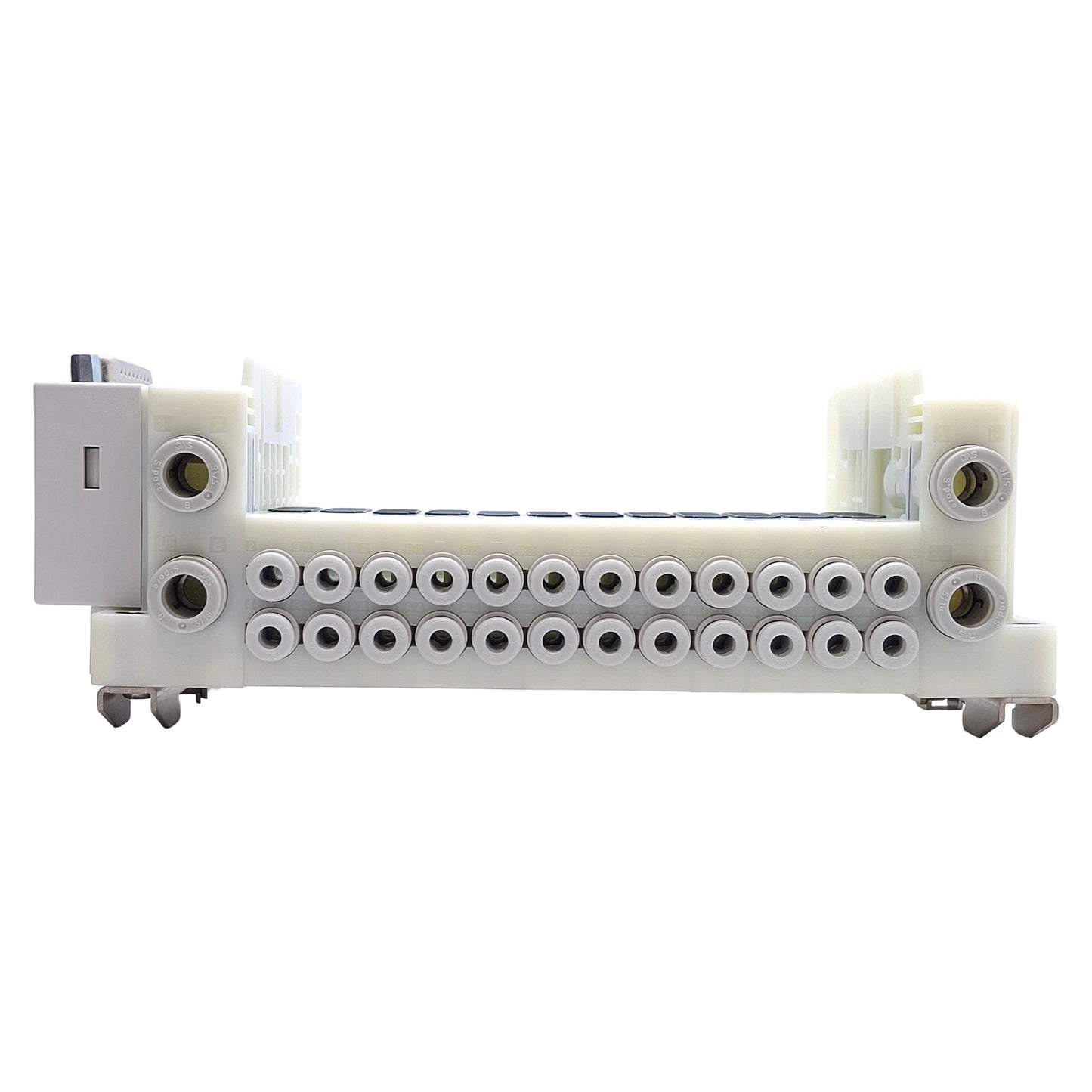 Used SMC SS5Y3-10F1-12B-N1 Manifold Base 12-Station, ø1/8" One-Touch, 25-Pin D-Sub