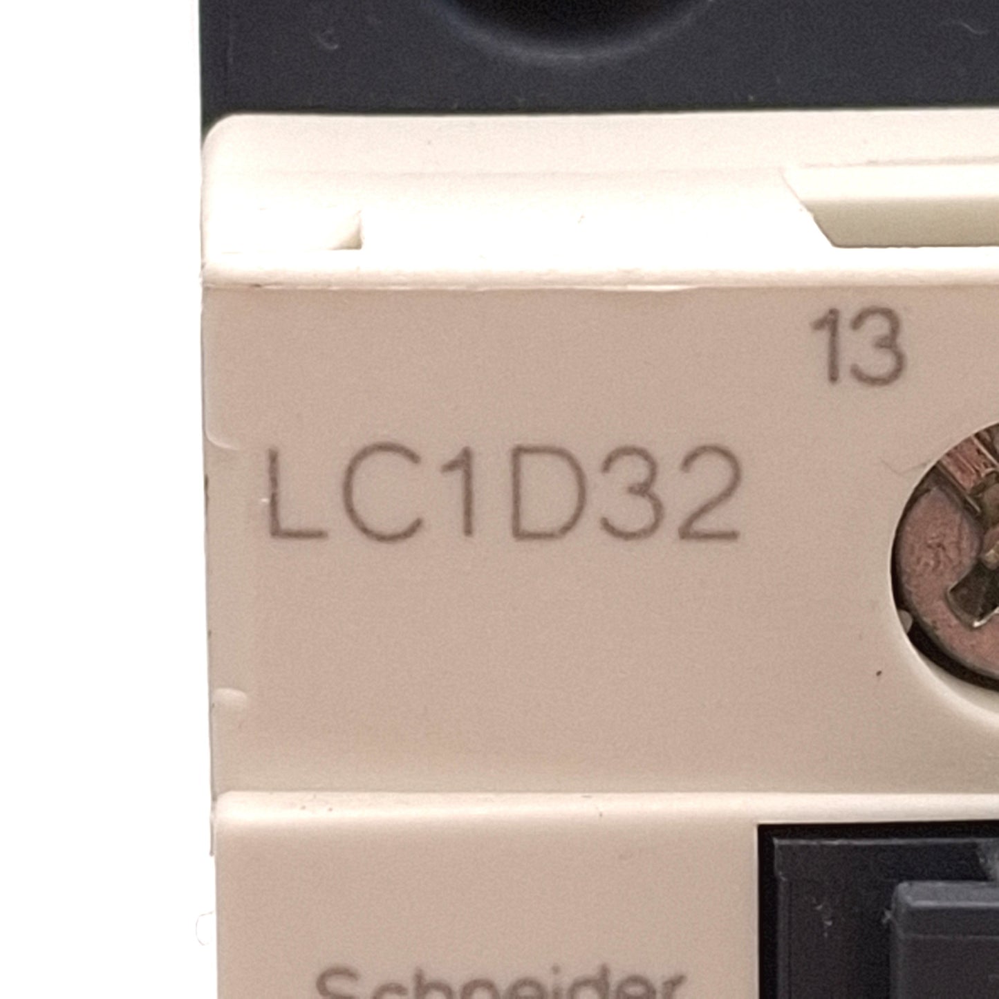 Used Schneider Electric LC1D32F7 Contactor, 3-Pole, 32A, 15kW @ 400VAC, 110VAC Coil