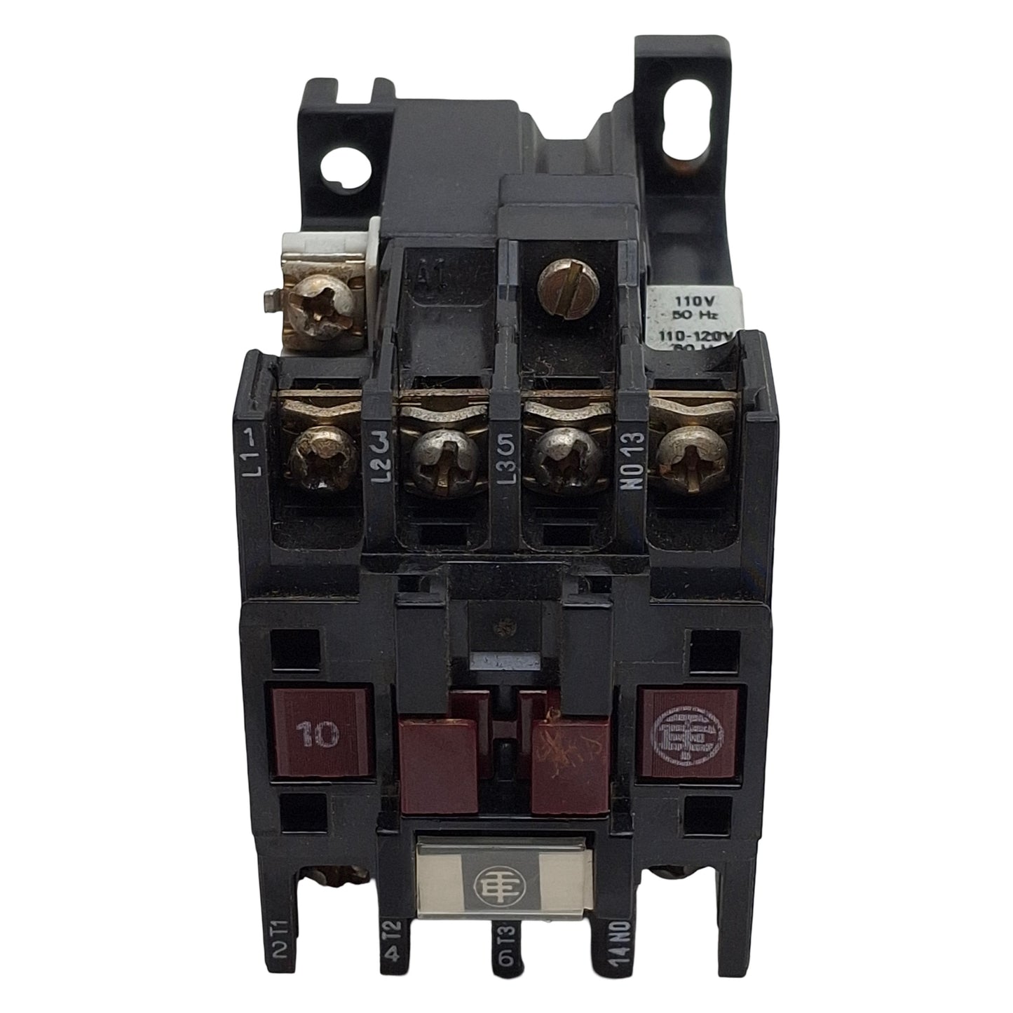 Used Telemecanique LC1-D123-F5-A60 Contactor, 3-Pole, 25A 600VAC, 110-120VAC Coil