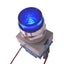 Used IDEC ALW29920D-S-24V Blue Illuminated Pushbutton, 22mm, 2NO, 10A Max, 24V Lamp
