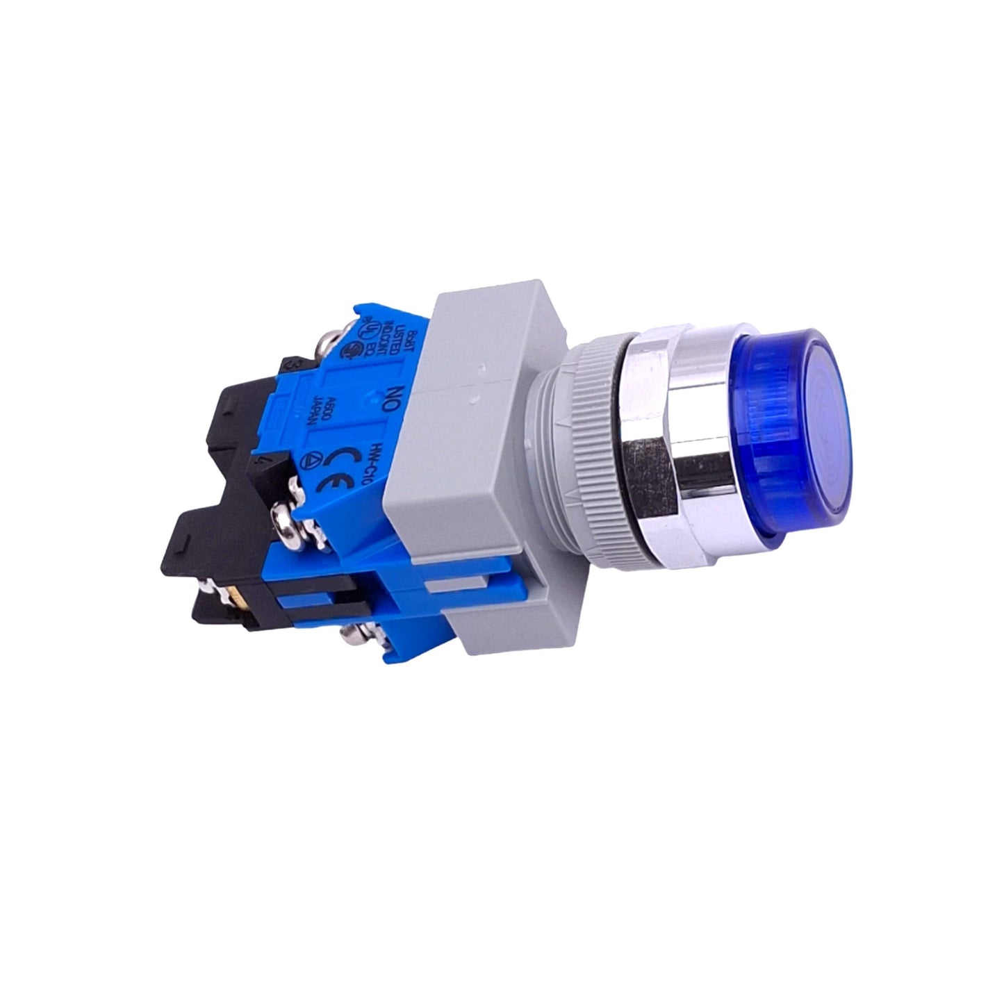 Used IDEC ALW29920D-S-24V Blue Illuminated Pushbutton, 22mm, 2NO, 10A Max, 24V Lamp