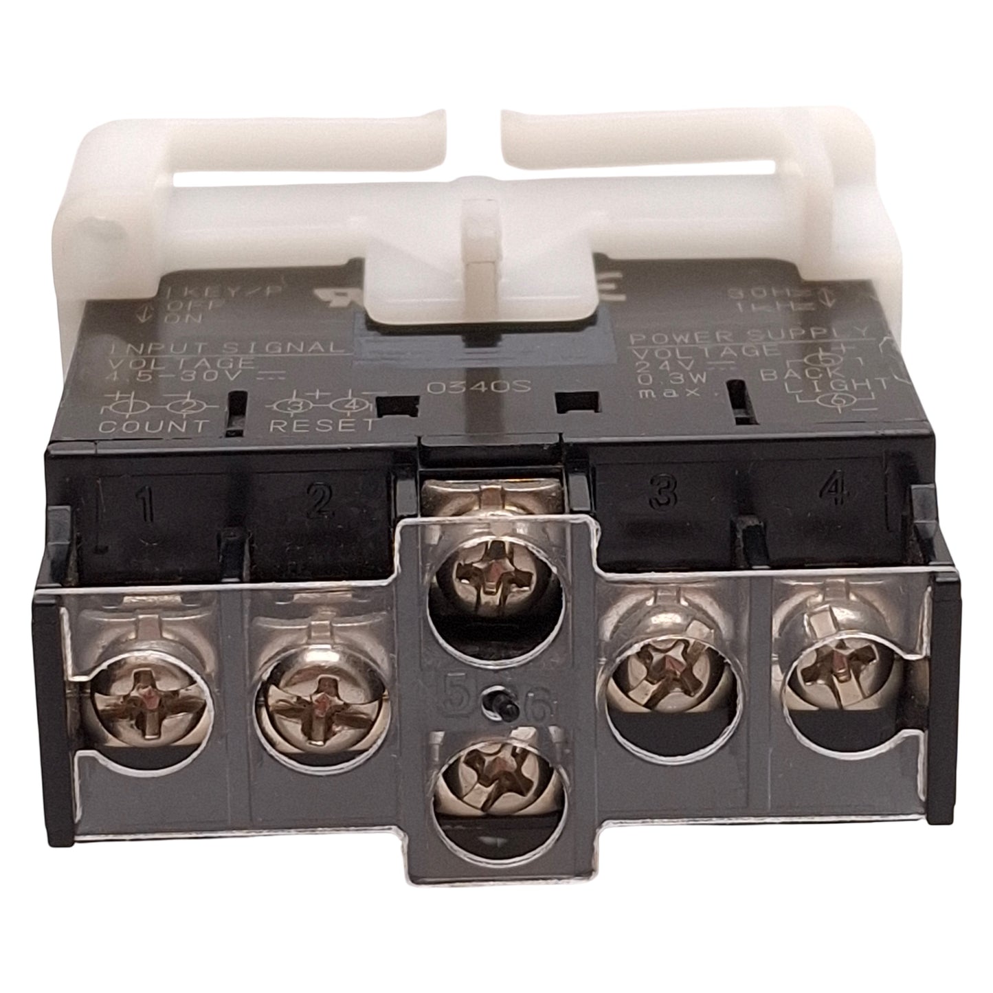 Used Omron H7EC-NV-BH Miniature Total Counter, 8-Digit, 0-99999999, 1/32 DIN, 24VDC