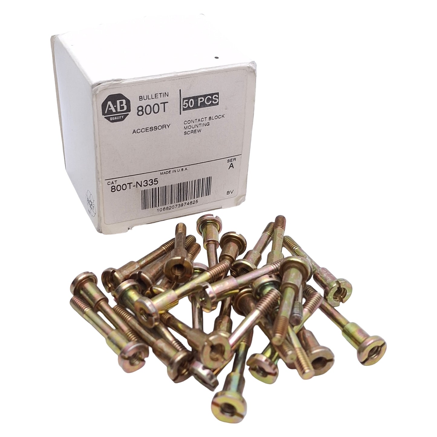 New Lot of 50 Allen Bradley 800T-N335 Contact Block Mounting Screws For ø30mm Size