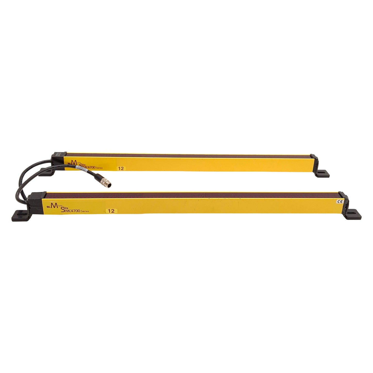 Used STI MC47SR-12-500-X / MC47-12-500-R Safety Light Curtain Transmitter & Receiver