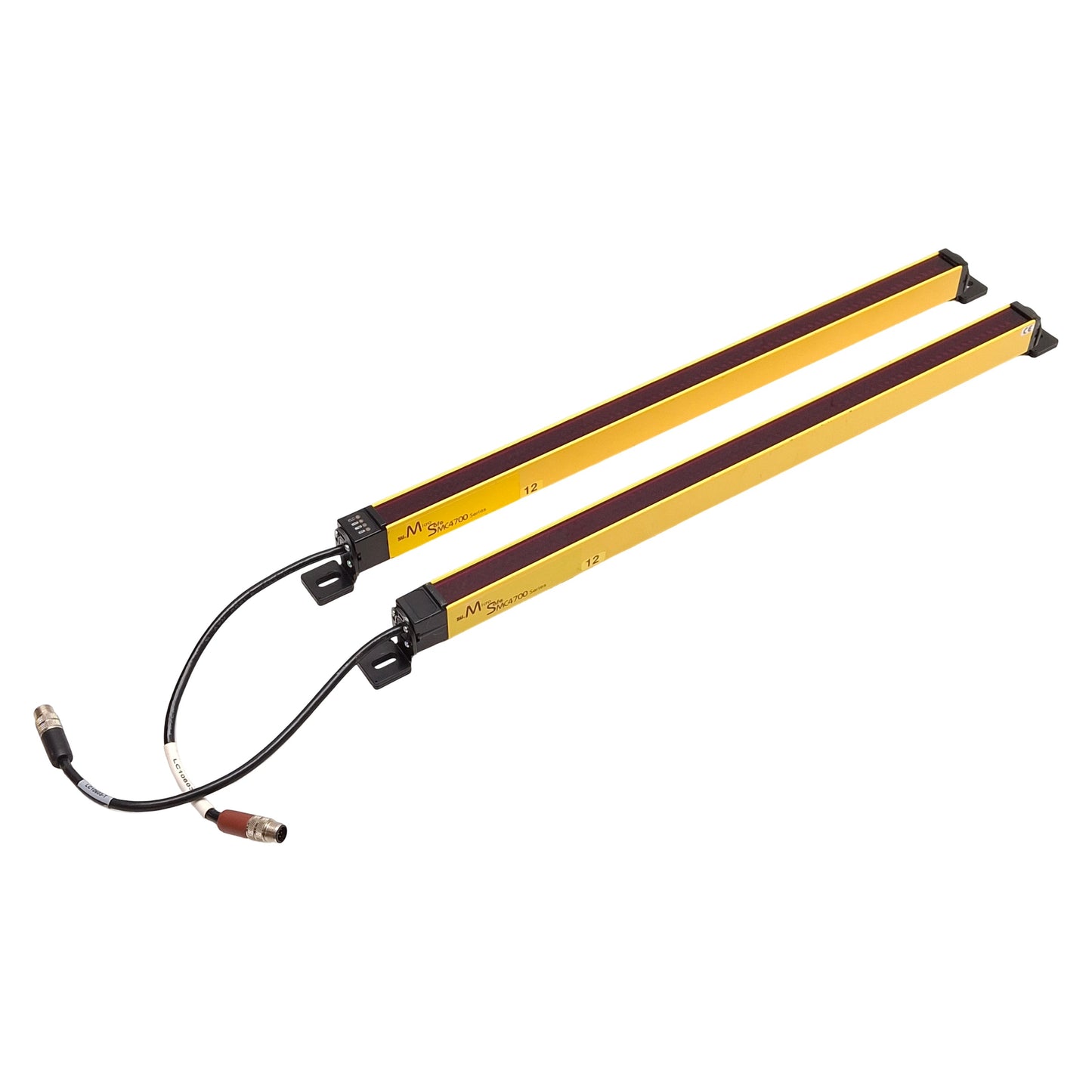 Used STI MC47SR-12-500-X / MC47-12-500-R Safety Light Curtain Transmitter & Receiver