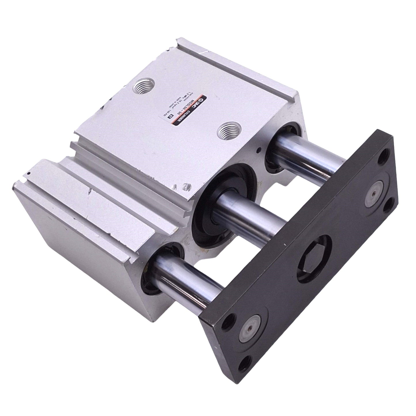 Used SMC MGQL50-50 Compact Guided Cylinder, 50mm Bore, 50mm Stroke, Rc 1/4, 1.0MPa