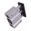 Used SMC MGQL50-50 Compact Guided Cylinder, 50mm Bore, 50mm Stroke, Rc 1/4, 1.0MPa