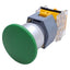 Used EAO 704.070.5 Green Momentary Mushroom Head Push Button 1NO+1NC, ø22mm, 500VAC