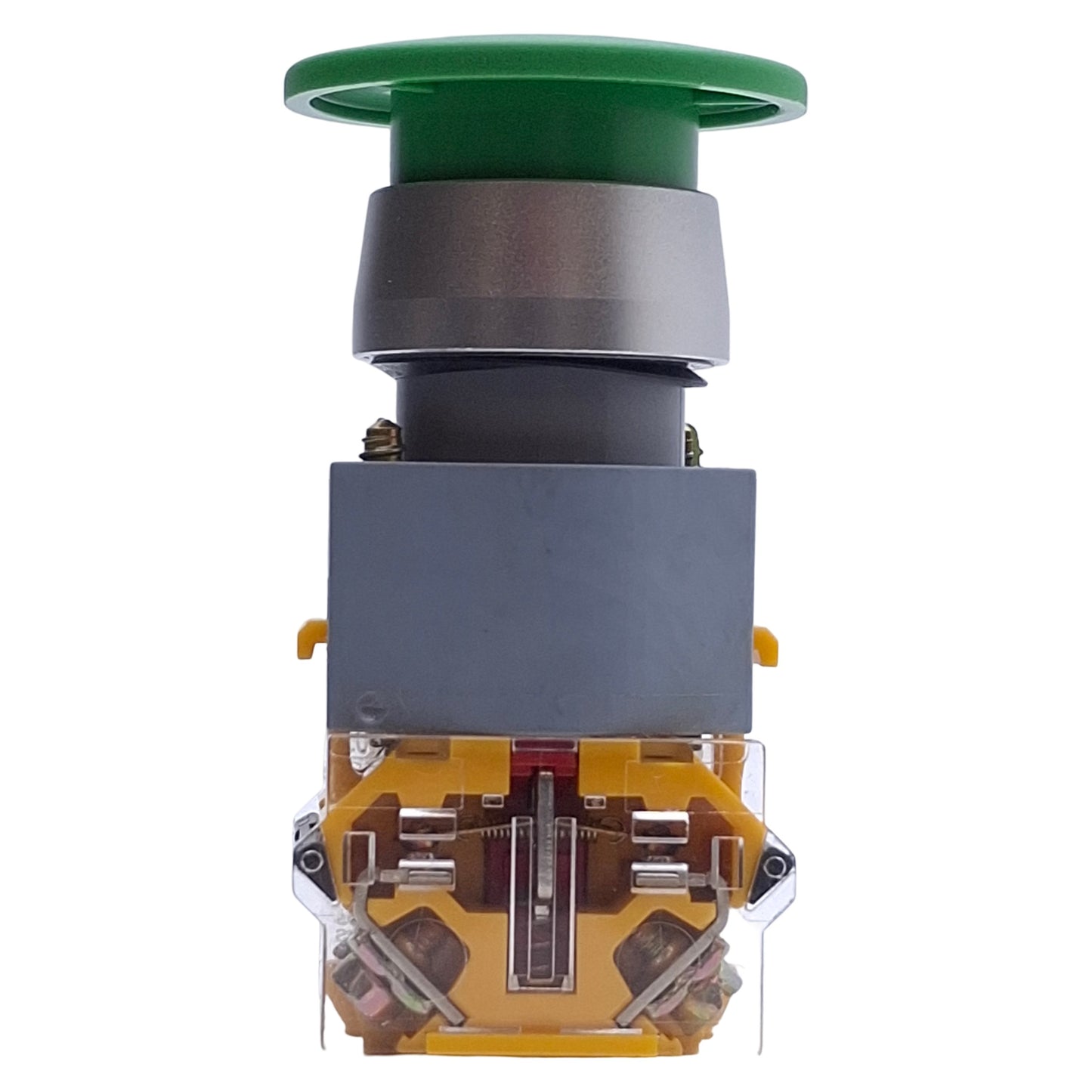Used EAO 704.070.5 Green Momentary Mushroom Head Push Button 1NO+1NC, ø22mm, 500VAC