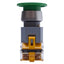 Used EAO 704.070.5 Green Momentary Mushroom Head Push Button 1NO+1NC, ø22mm, 500VAC