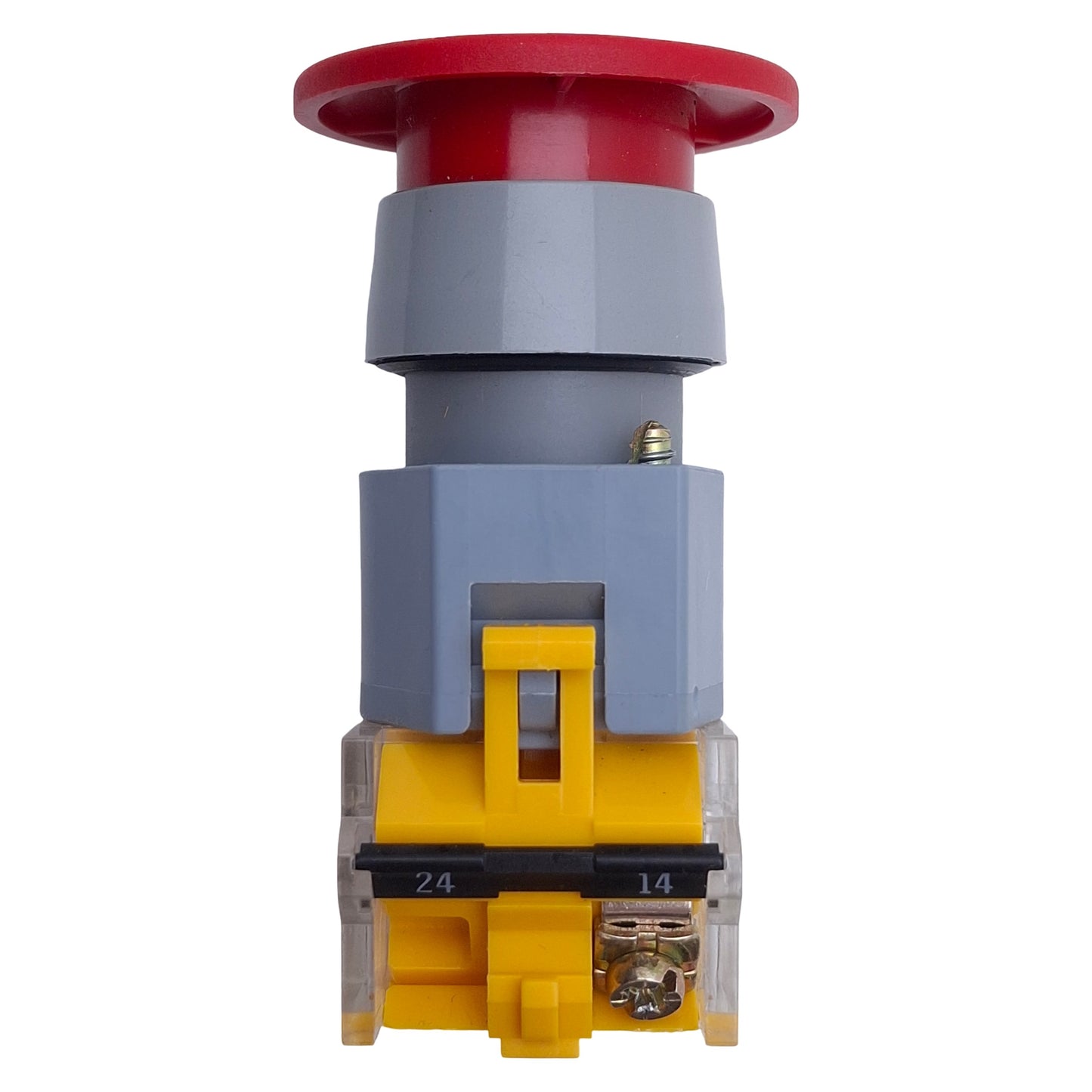 Used EAO 704.075.2 Emergency Stop Push-Twist To Release Button ø22mm, 1NO, 10A 500VAC