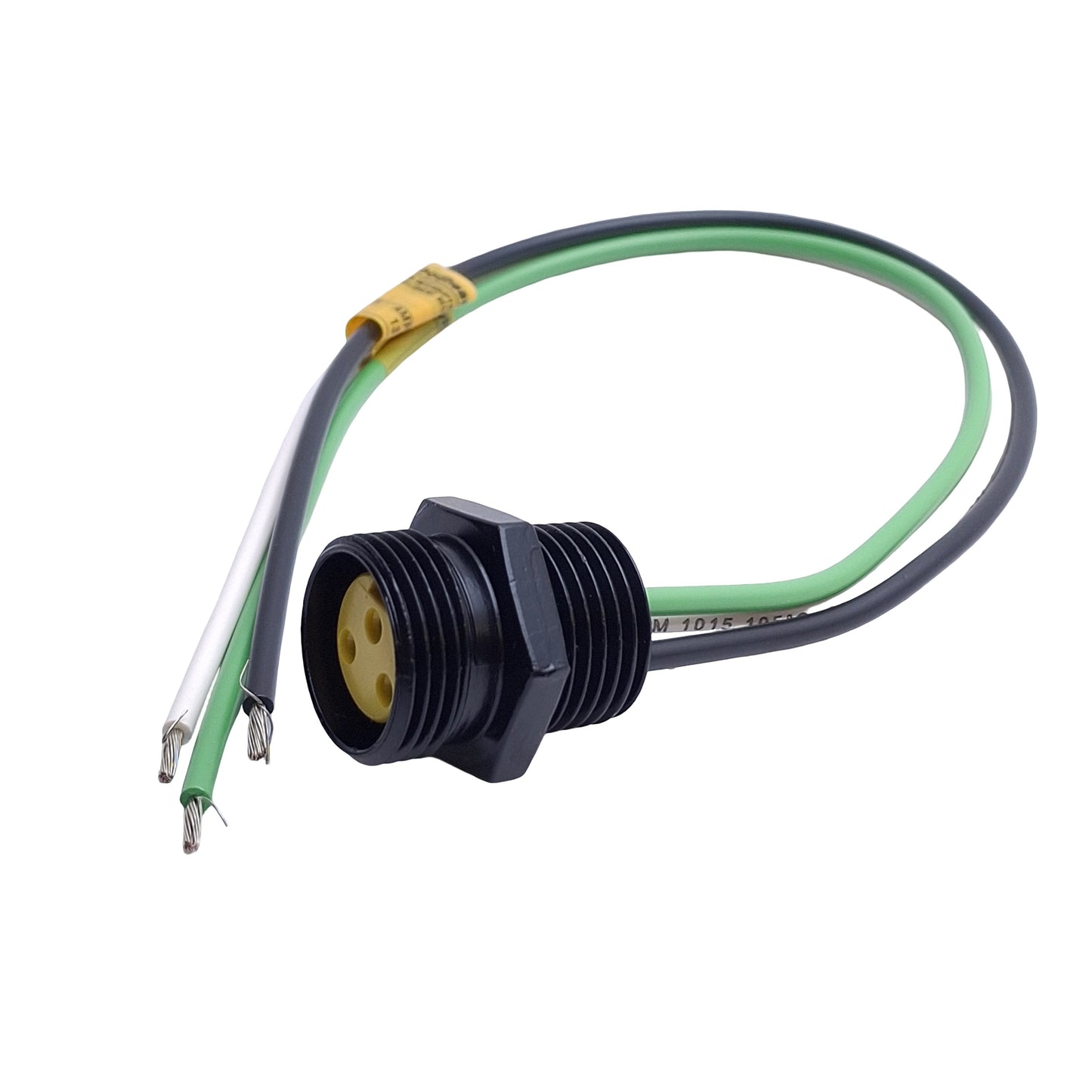 New Brad Harrison Molex 1R3004A20A120 Panel Receptacle, 3-Pole Mini, 12in, 1/2in NPT