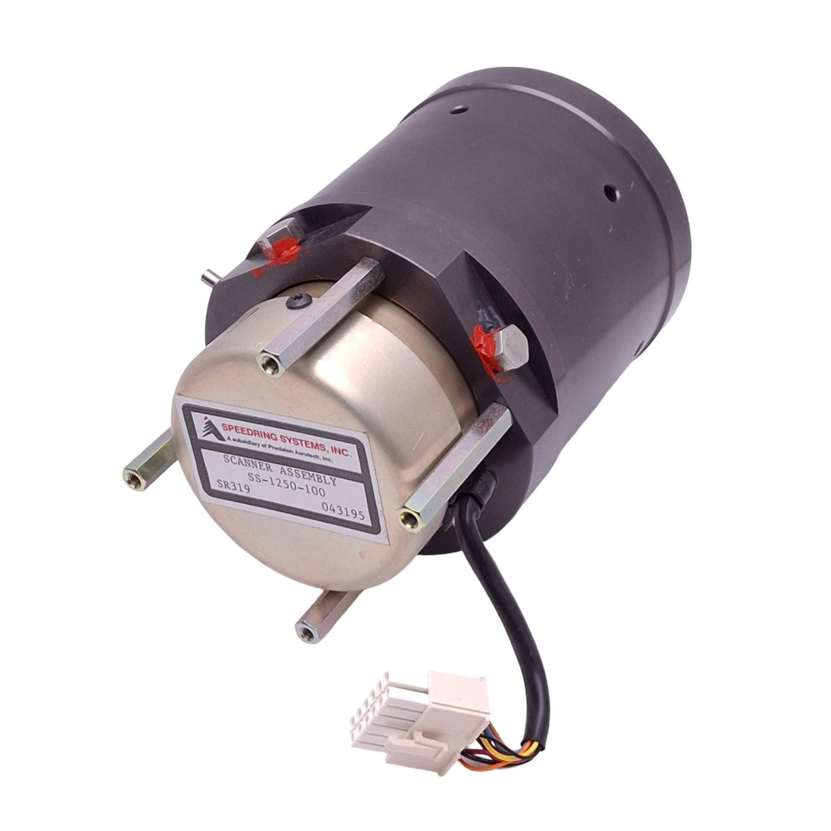 Used Aerotech Speedring SS-1250-100 SR319 Scanner Assembly, w/ Encoder, 12-Pin