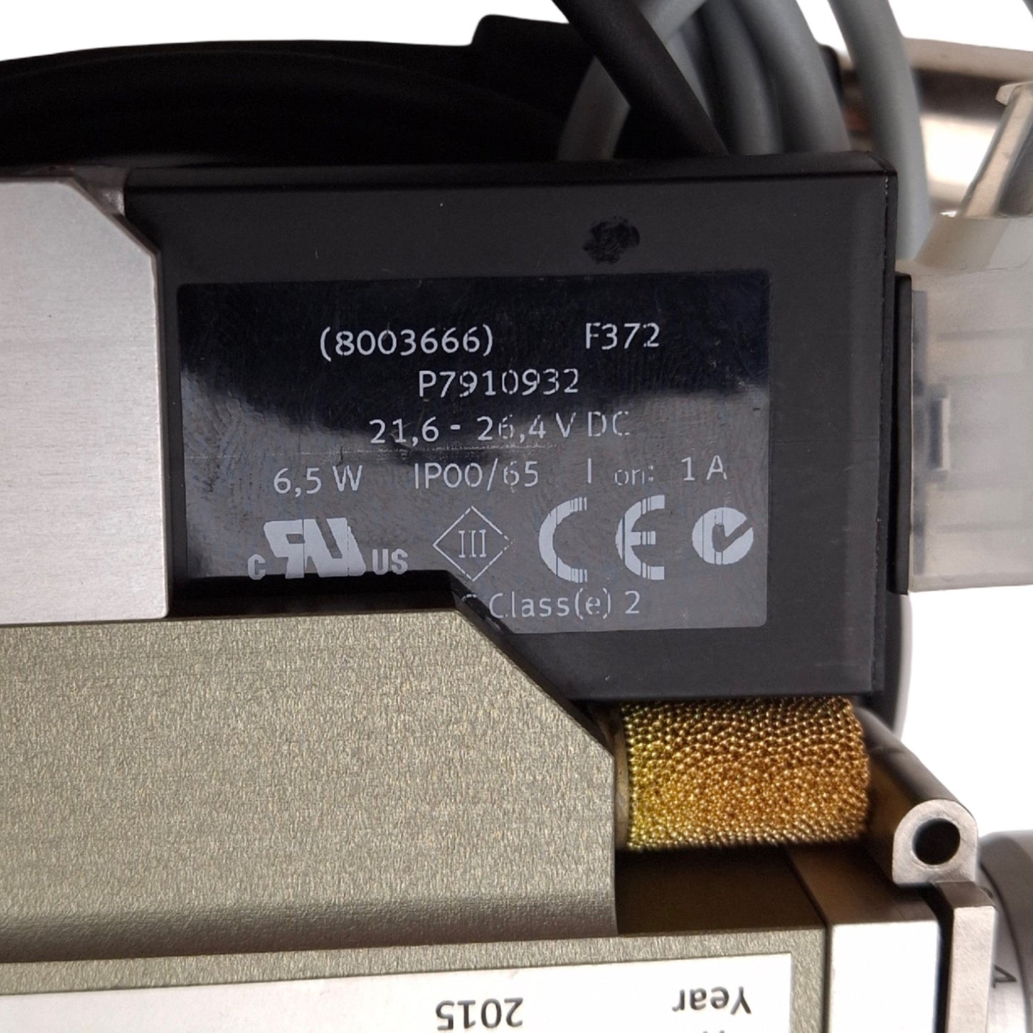 Used Nordson 7825002 Liquidyn P-Dot Pneumatic Fluid Dispensing Valve, 24VDC