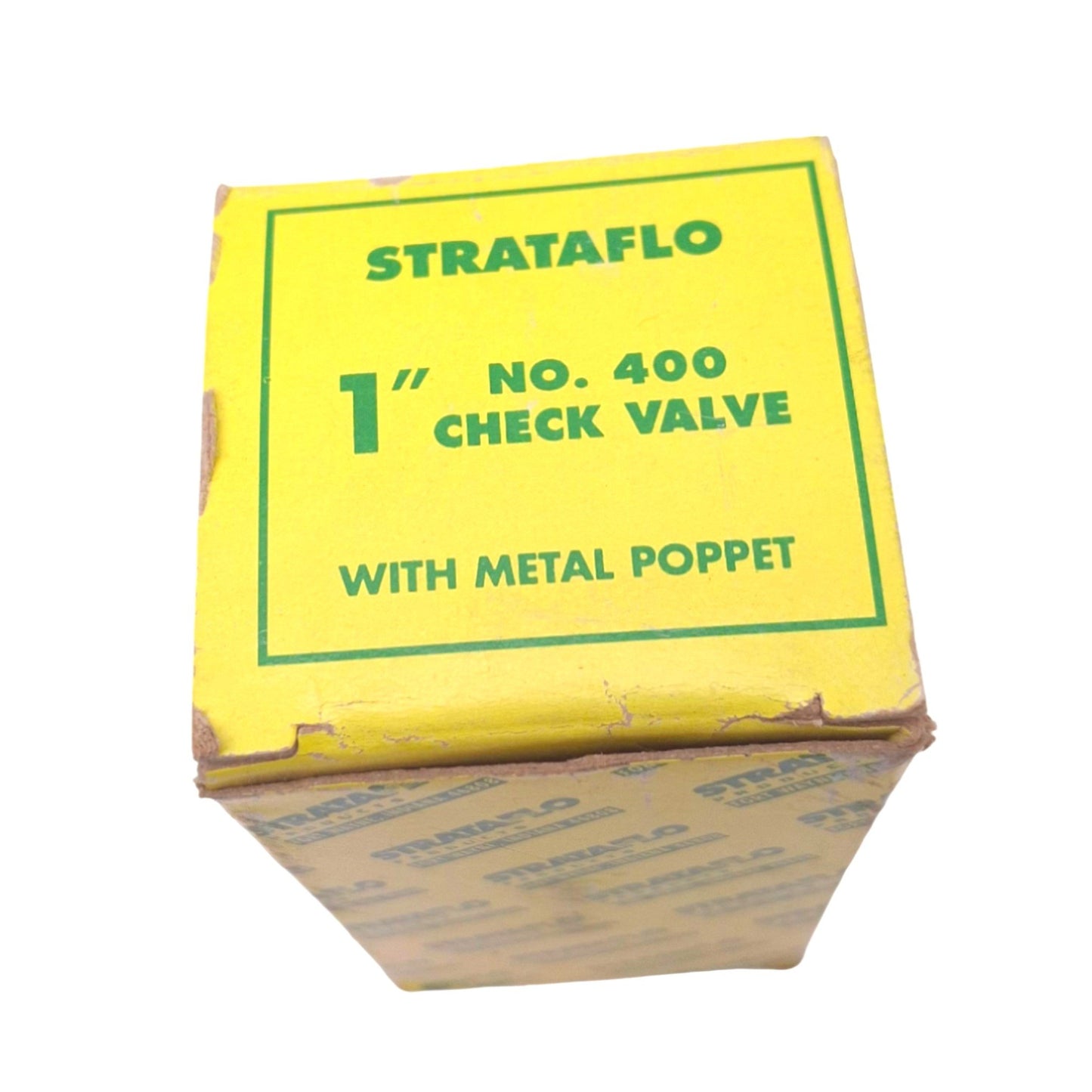 New Strataflo 400-100 Bronze Check Valve w/ Poppet, 1in, 400psi Max, 12gpm Flow