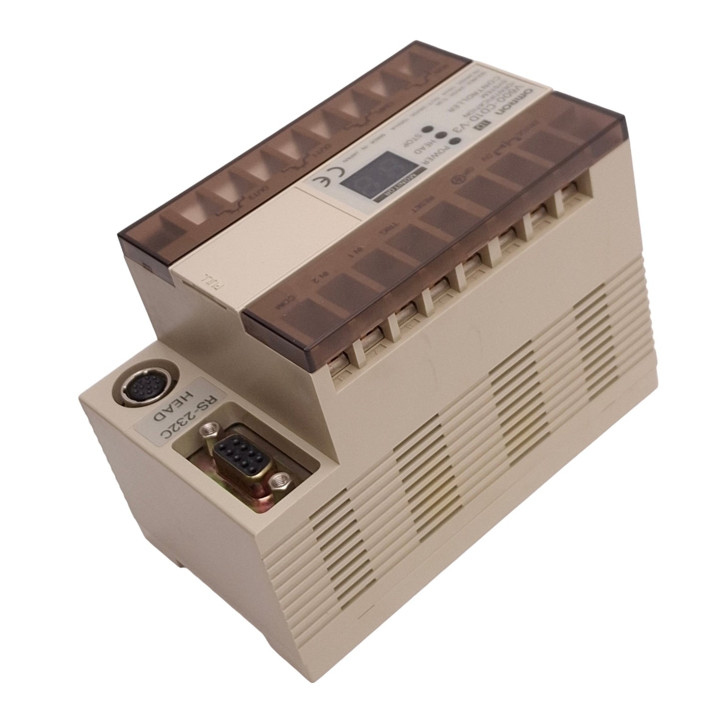 Used Omron V600-CD1D-V3 Identification System Controller for RFID, RS-232C, 24VDC