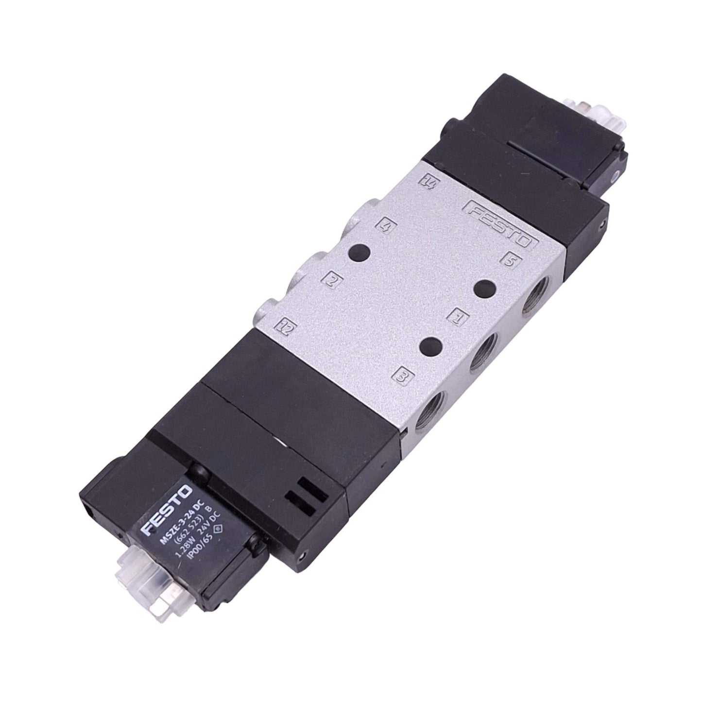 New Festo CPE14-M1BH-5/3E-1/8 Solenoid Valve, 5/3-Way, 3-8bar, G1/8, 24VDC Coil
