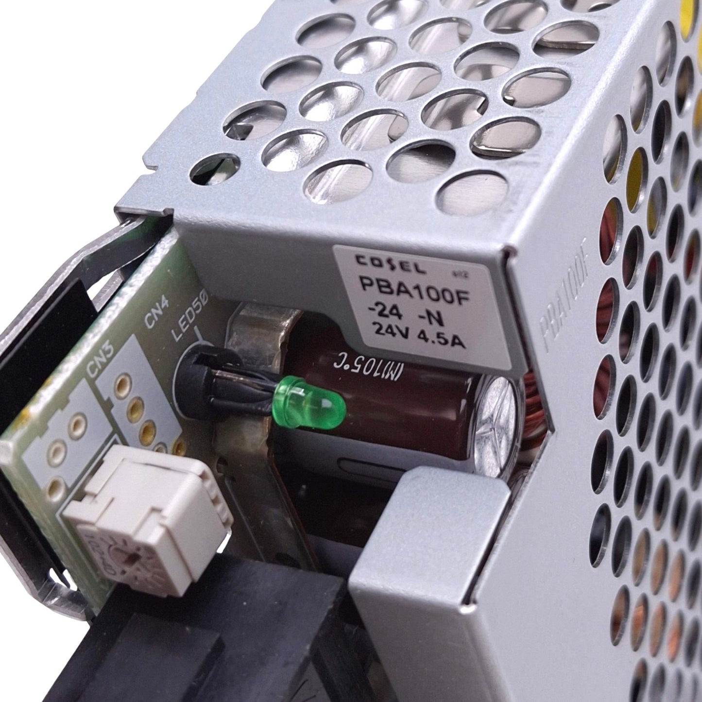 New Cosel PBA100F-24 Power Supply, 100-240VAC In, 24VDC 4.5A Out, 100W Max