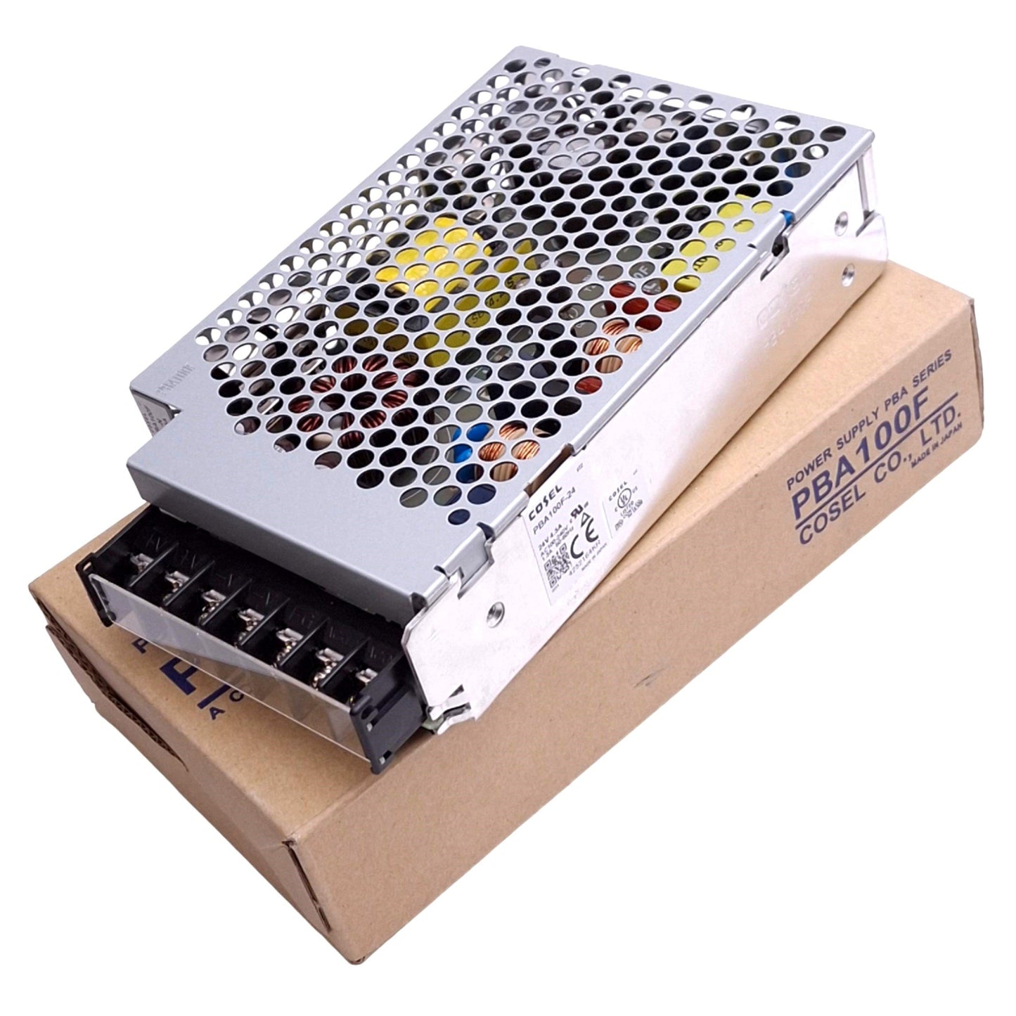 New Cosel PBA100F-24 Power Supply, 100-240VAC In, 24VDC 4.5A Out, 100W Max