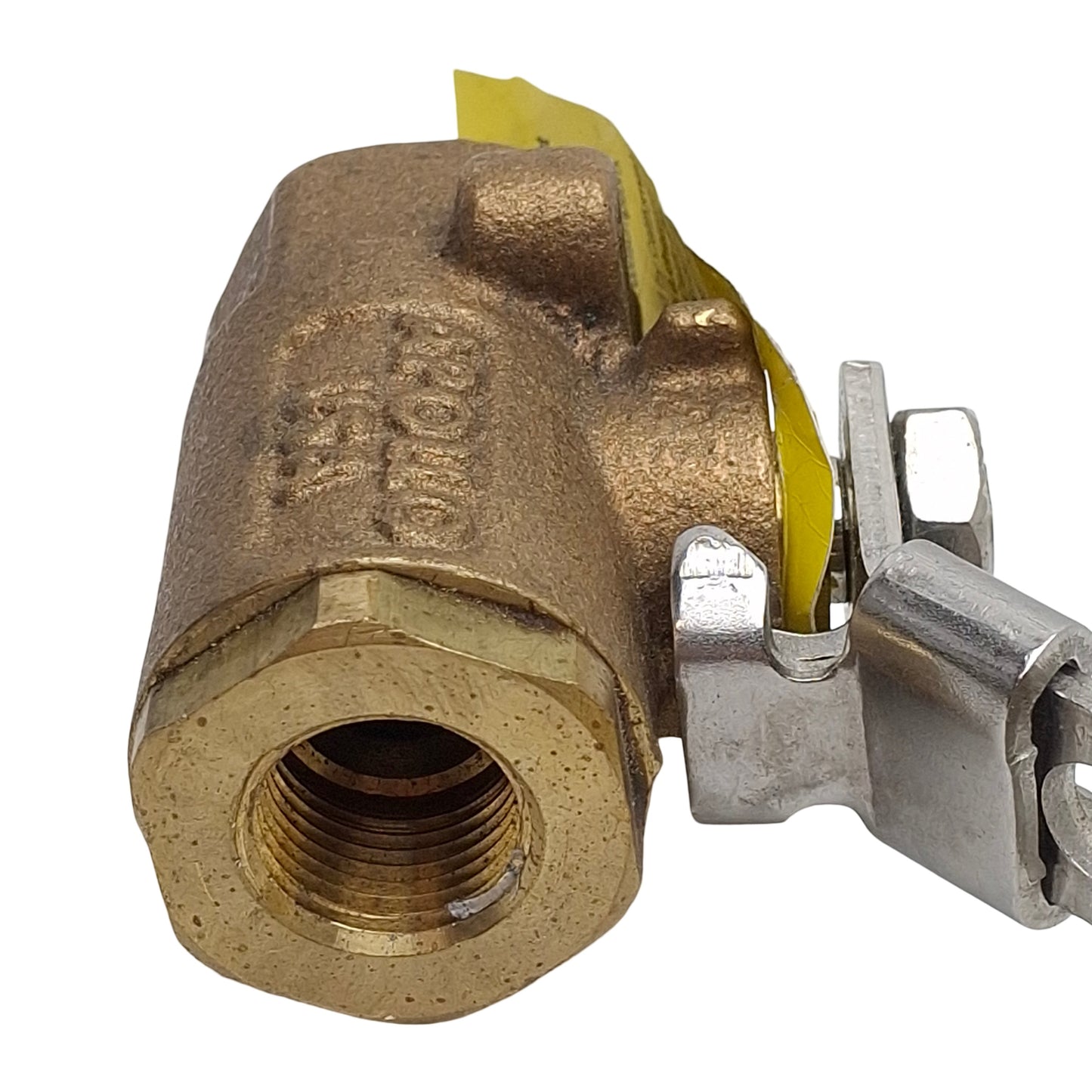 Used Apollo 77-142-B5 Manual Ball Valve, 3/8in NPT Female, 600psi Max, 15Cv
