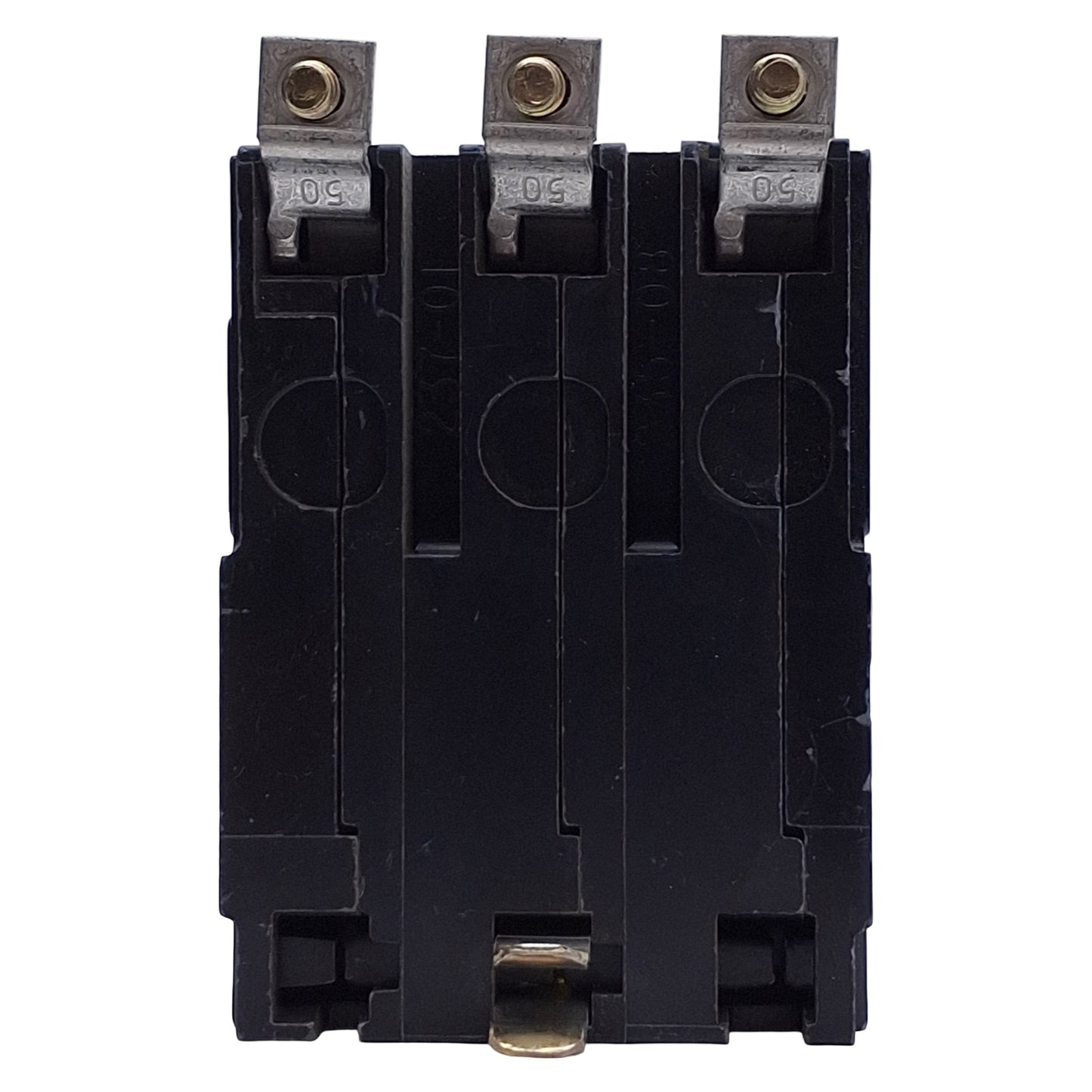 Used Square D QOB310 Bolt On Miniature Circuit Breaker 10A 3-Pole 120/240VAC 10kA