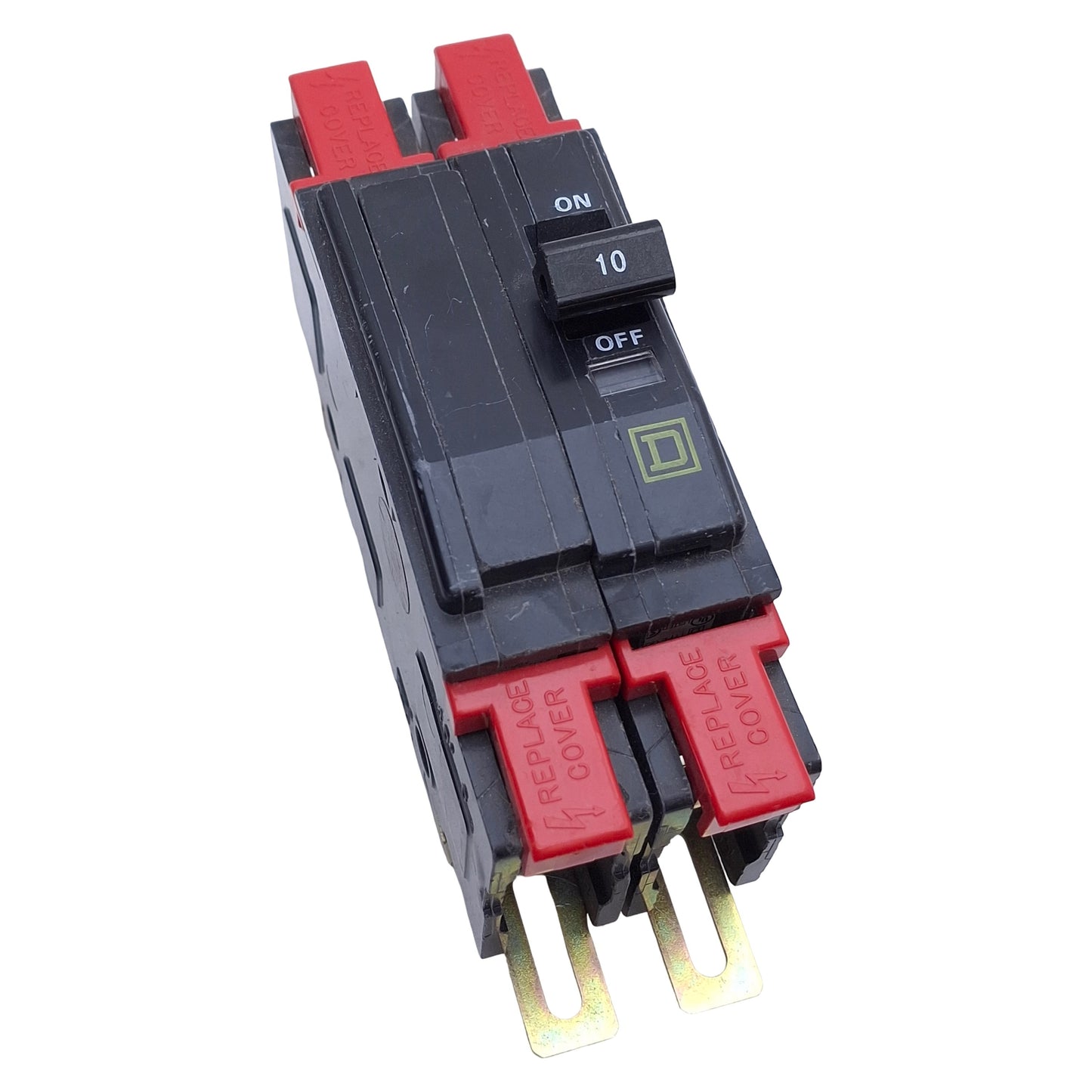 Used Square D QOU2605250 Miniature Circuit Breaker 2-Pole, 60A, 120/240VAC 48VDC