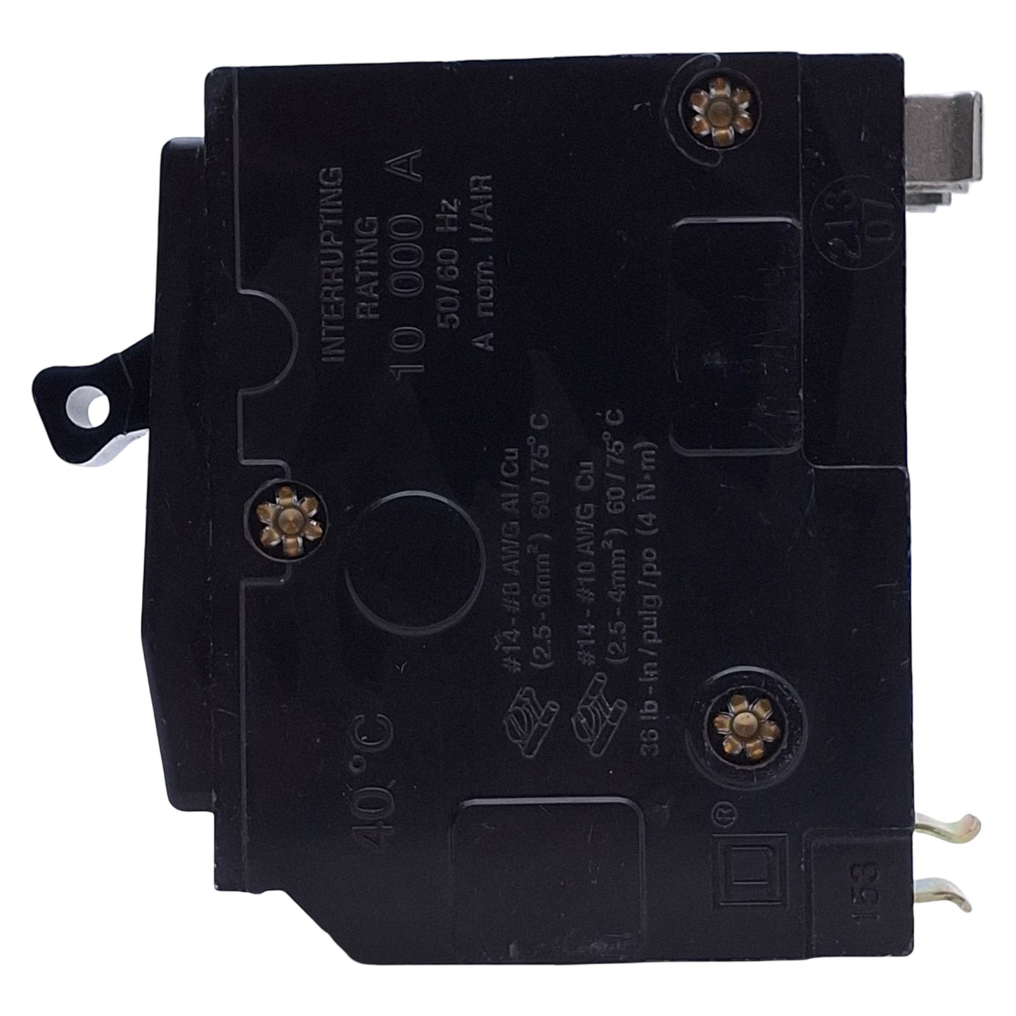 Used Square D QO220 Miniature Circuit Breaker 2-Pole, 20A, 120/240VAC, 10kA, Plug-In