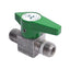 Used NuPro SS-4P4T2 Stainless Steel Instrument Valve, 1/4in NPT Male, 3000psi Max