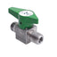 Used NuPro SS-4P4T2 Stainless Steel Instrument Valve, 1/4in NPT Male, 3000psi Max