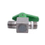 Used NuPro SS-4P4T2 Stainless Steel Instrument Valve, 1/4in NPT Male, 3000psi Max