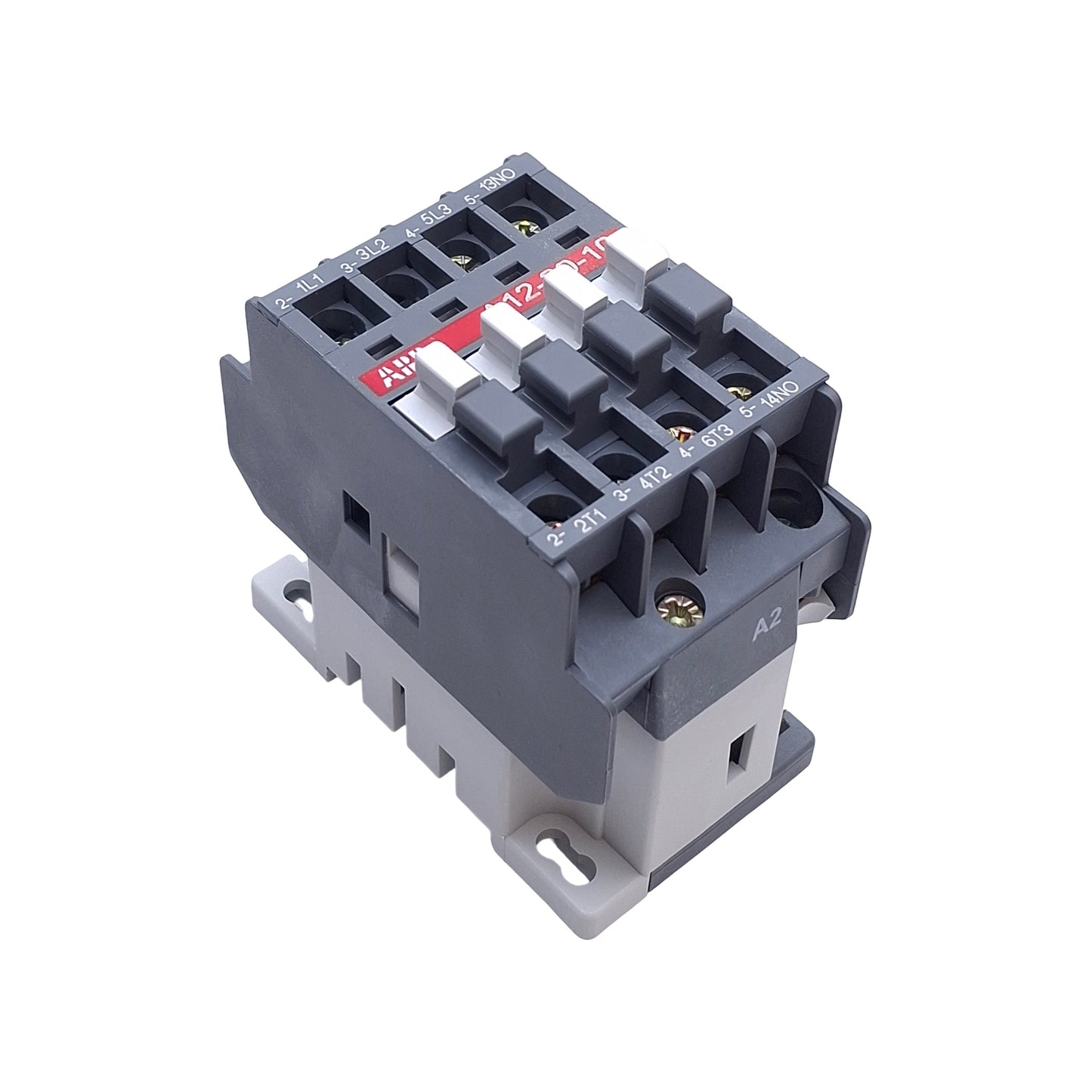 Used ABB A12-30-10 Motor Contactor, 3-Pole + 1NO, 600V 28A, 220-230/230-240VAC Coil