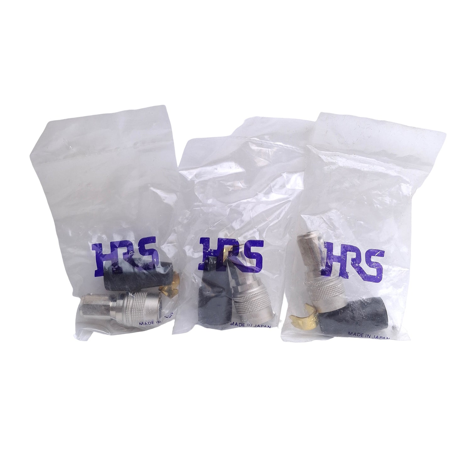 New Lot of 3 Hirose HR10A-10P-12S Hirose Power & I/O Connector 12-Pin Female, Solder