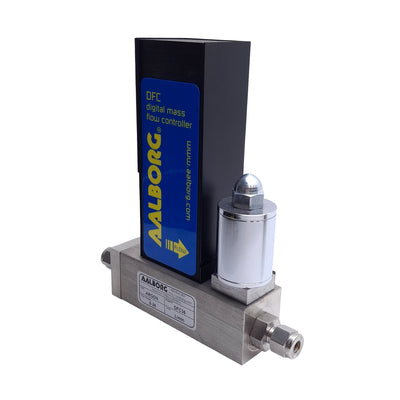 Used Aalborg DFC36S-VAN5-C5 Mass Flow Meter, 0-30 L/min Argon, RS485, 0-5VDC Output