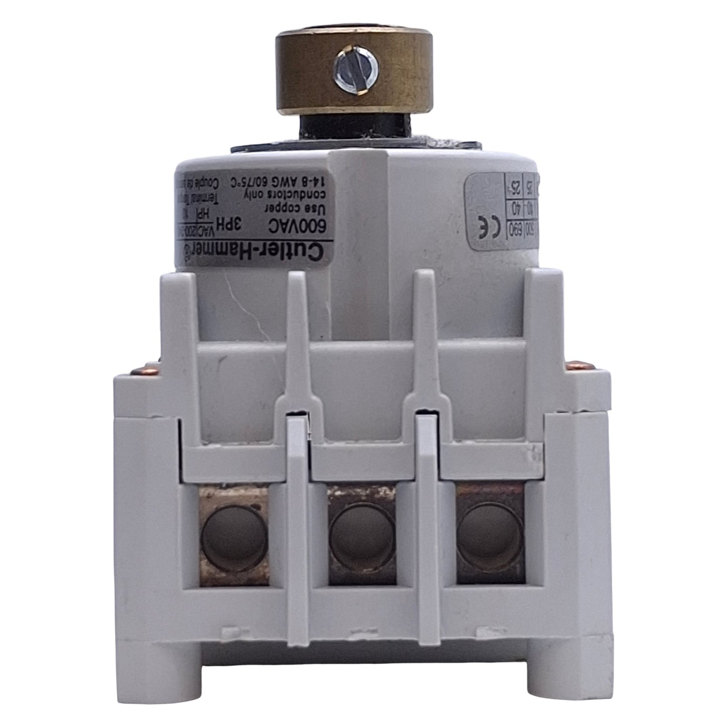 Used Cutler-Hammer C362N40 Disconnect Switch 3-Pole, 600VAC, 40A, DIN Rail Mount